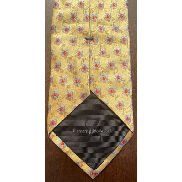 Ermenegildo Zegna Made In Italy Men’s Neck Tie 100% Silk L58” L4” - Picture 5 of 7